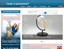 Tablet Screenshot of comesipronuncia.it